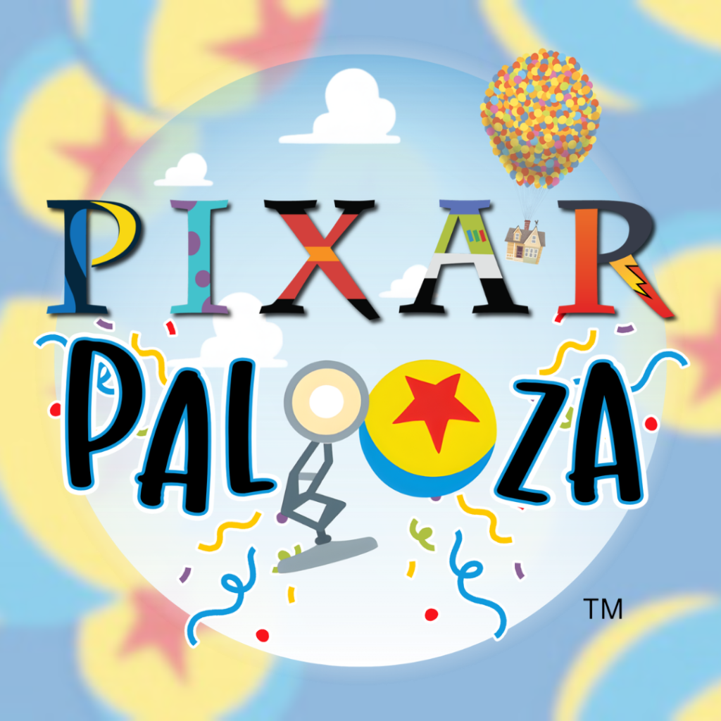 Colorful Pixar Palooza design